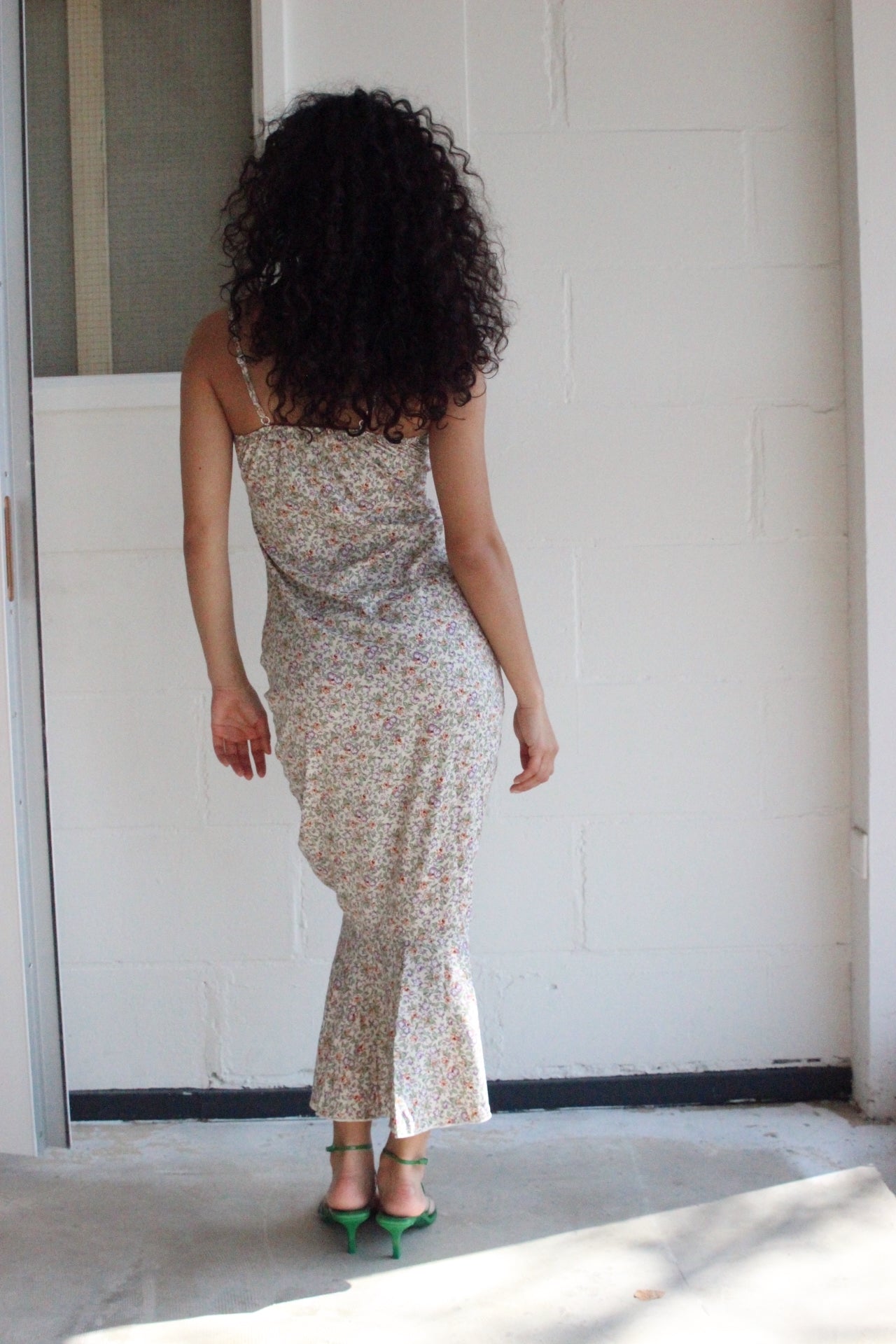 ALEXA – Flower Print Long Dress