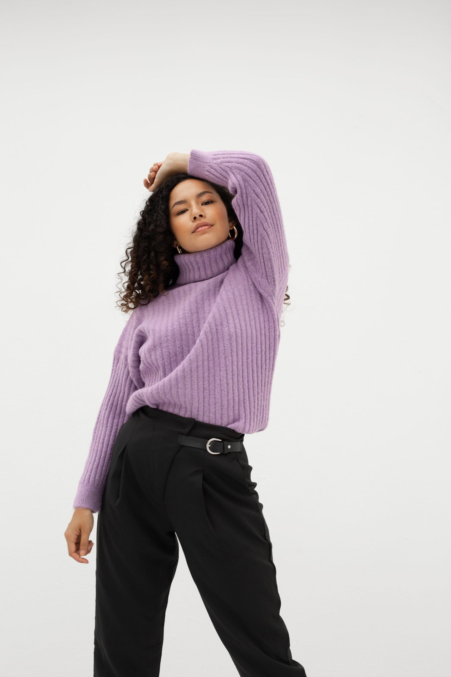 GIGI - Turtle Neck Relaxed Fit Non-Itchy Sweater