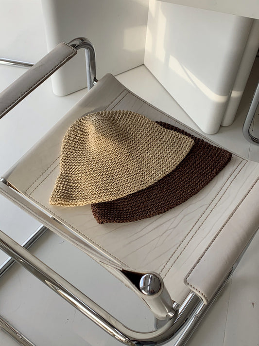 SOLEIL &#8211; Straw Bucket Hat