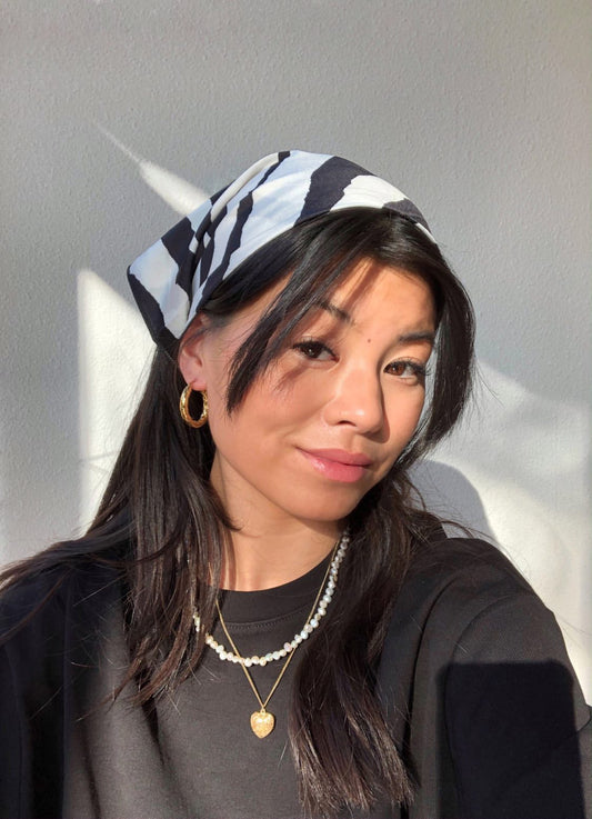 IZZY - Printed Hairscarf Zebra