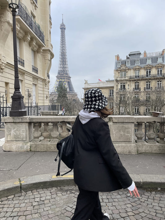 MARIE PIED DE POULE BUCKET HAT