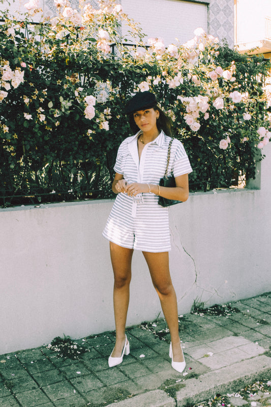 Nantes Striped Jumpsuit